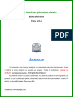 Cresterea Dezvoltarea Si Inmultirea La Plante