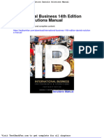Dwnload Full International Business 14th Edition Daniels Solutions Manual PDF