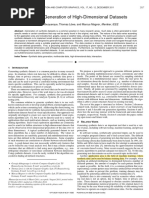 Synthetic Generation of High Dimensional Dataset