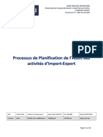 002 - Processus de Planification de L'audit - Activités Import-Export