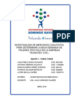 Proyecto Final de Investigacion de Mercado