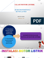 Instalasi Motor Listrik KD 3.2 Dan 4.2