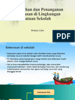 Pencegahan Dan Penanganan Kekerasan Di Sekolah