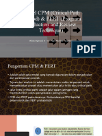Model CPM (Critical Path Method)