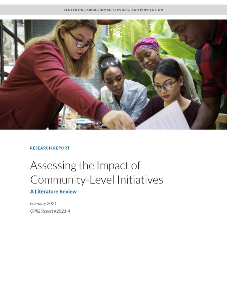 Community Initiatives Impact Assessment Report | PDF | Evaluation ...