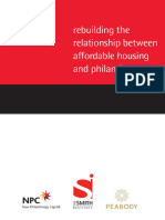 Philanthropy and Affordable Housing