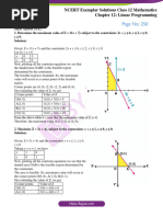 Ncert Exemplar Sol Class 12 Mathematics Chapter 12