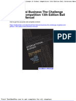 Dwnload Full International Business The Challenge of Global Competition 13th Edition Ball Solutions Manual PDF