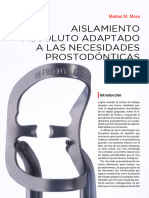 Aislamiento Absoluto Adaptado A Las Necesidades Prostodonticas - REVISTA APA 2020