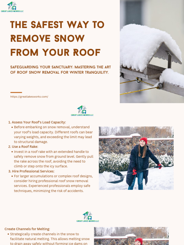 The Safest Way To Remove Snow From Your Roof | PDF | Technology ...