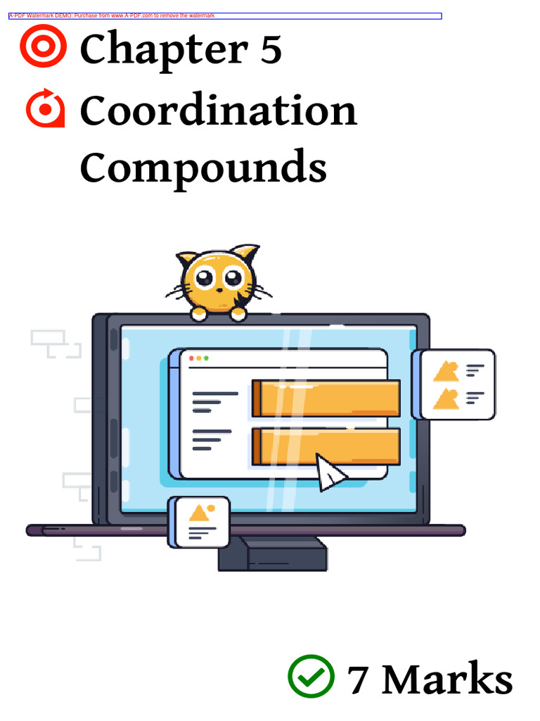 Coordination Compounds: Class 12 Notes | PDF | Coordination Complex ...