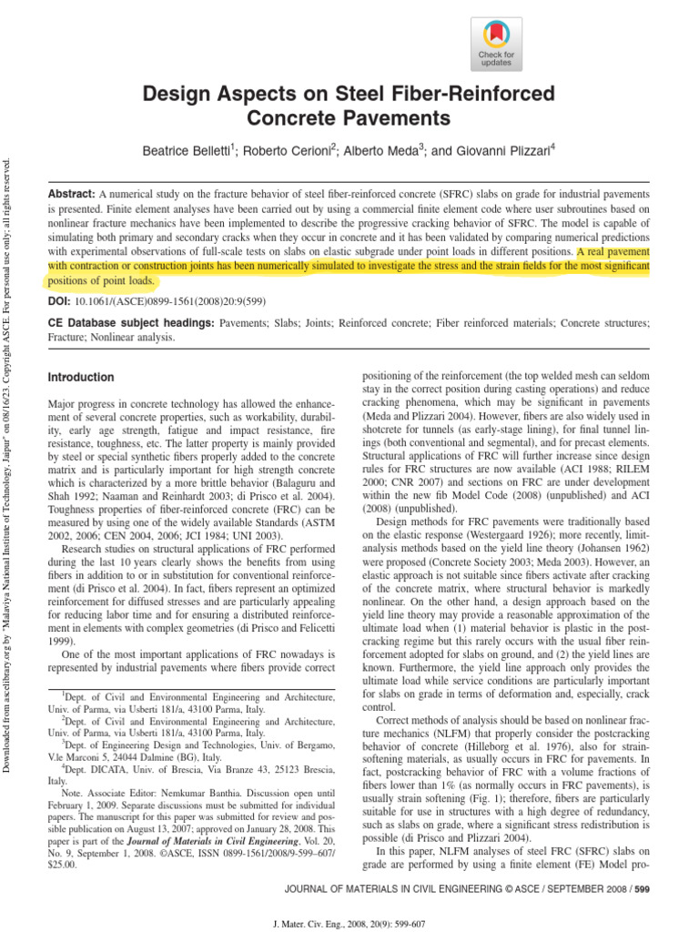 Design Aspects On Steel Fiber-Reinforced | PDF | Fracture | Strength Of ...
