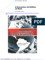 Dwnload Full International Economics 3rd Edition Feenstra Test Bank PDF