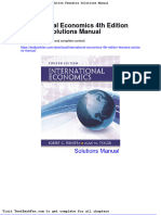 Dwnload Full International Economics 4th Edition Feenstra Solutions Manual PDF