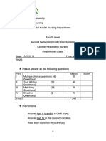 OSCE Psychiatric 2018