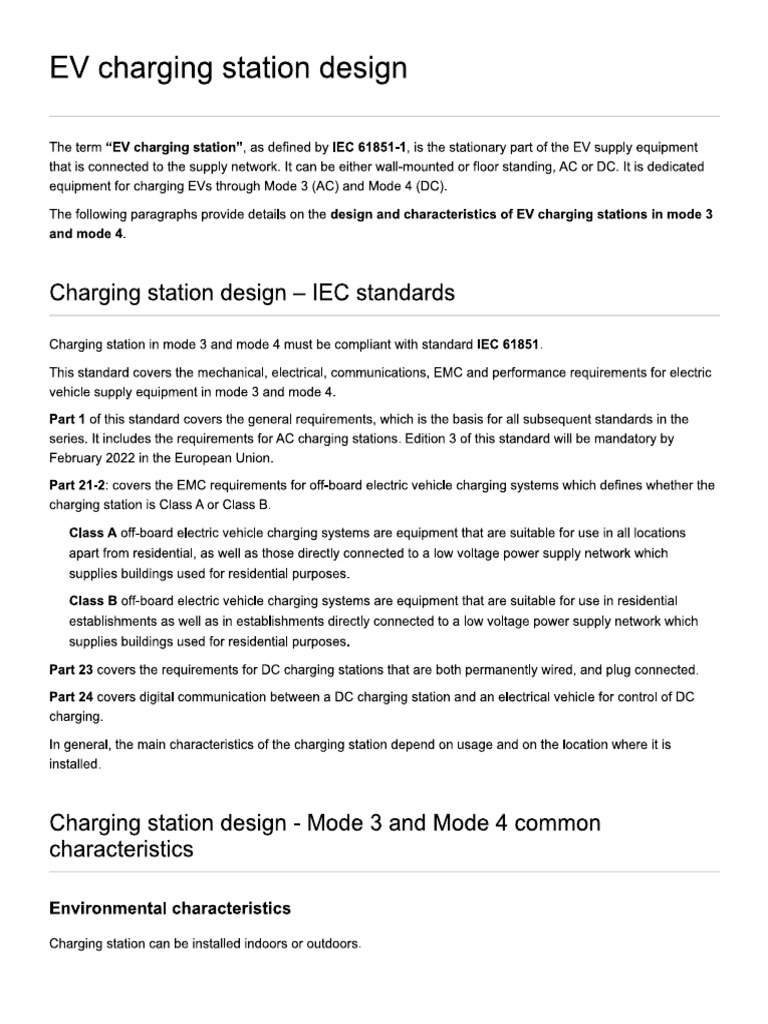 EV Charging Design Circuit Diagram