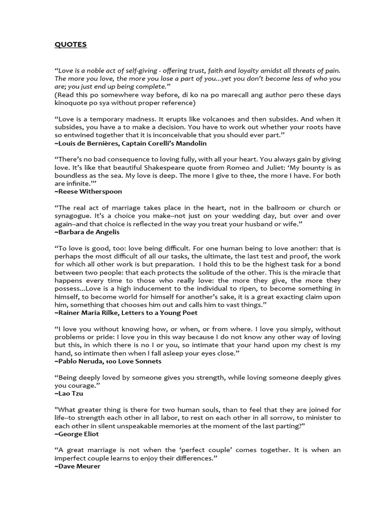 Quotes Pdf Love