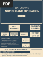 Enmath11e - Lecture 1 - Numbers and Operations