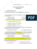 I. Multiple Choice Test: NAME: - GRADE & SECTION: - DATE