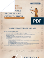 Social Studies Subject For High School 10th Grade Early Peoples and Civilizations