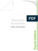 18 - DCNS Orientado Cs Sociales - Proyecto Solidario