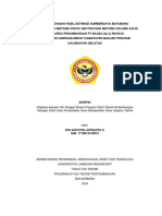 Perbandingan Hasil Sumberdaya Metode Cross Section.