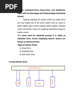 Group, Individual, Multimotor Drives