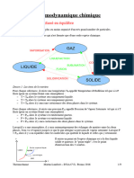 Résumé Thermochimie 