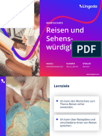 Reisen Und Sehens-Würdigkeiten: Wortschatz