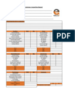 Inspection Sheets