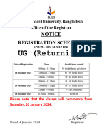 REGISTRATION SCHEDULE - Spring2024