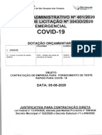 Dispensa de Licitaçao 3043d 2020 Covid 19 PMSGC