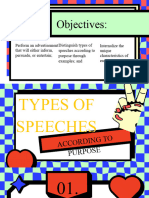 Types of Speeches
