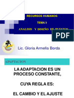 Tema 3 - Analisis y Diseño de Puestos