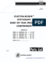 Gardner Denver - Electra Screw - Ebe Parts Manual