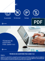 Tecnicas Auditoría FSSC 22000 2018