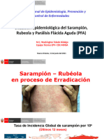 Situación Epidemiológica de Sarampión Rubeola y PFA Macro Oriente 14junio2021