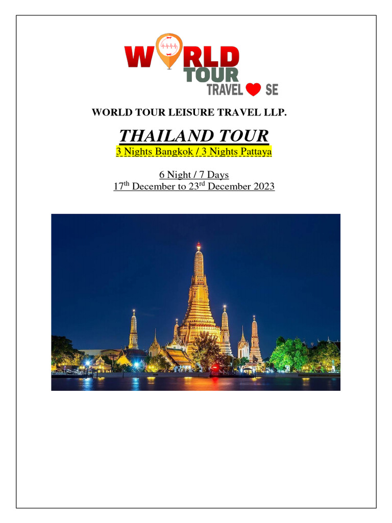 Thailand Pdf Pattaya Bangkok