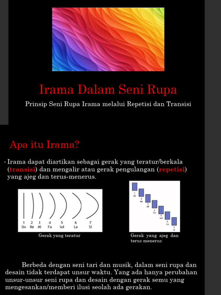 Prinsip Irama dalam Seni Rupa | PDF | Seni & Disiplin Bahasa