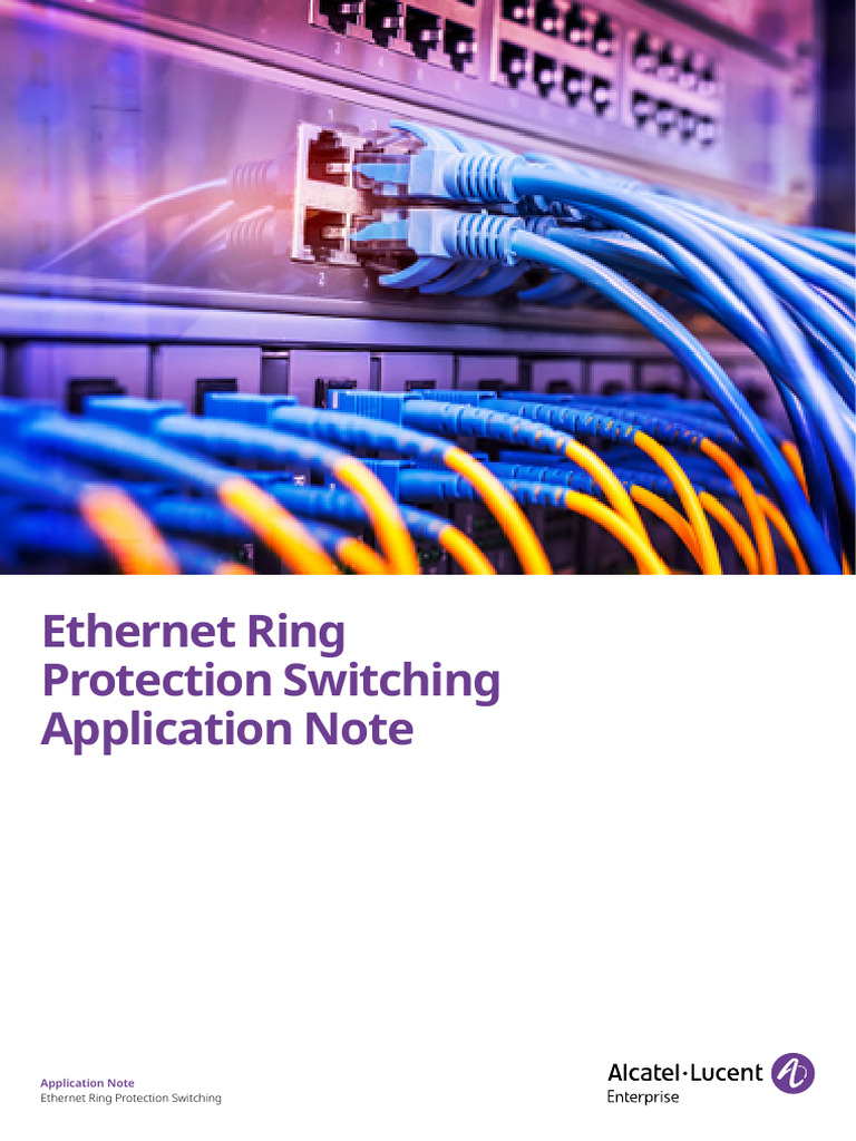 Ring Protection Switching Application Note En PDF Computer