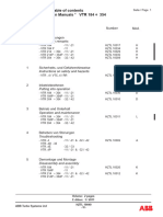 Summary Operation Manuals VTR 184 - 354