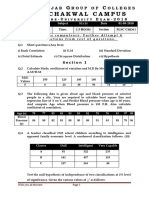 Stats For Chemists (M.SC CHEM) Pre University