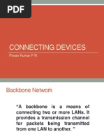 Download Presentation on Connecting Devices- Hub Repeater Switch Bridge Router Gateway by Pavan Kumar P N SN70139305 doc pdf