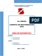 CARPETA DE RECUPERACIÓN 2022-3ro