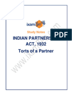 Partnership Act - Torts of A Partner