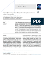 Design and Simulation Analysis of Physical Heat Dissipation - 2023 - Results in