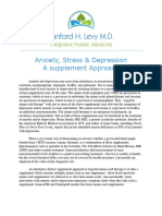 Anxiety, Stress & Depression - A Supplement Approach PDF