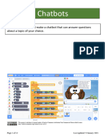 Worksheet Chatbots