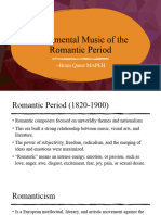 Instrumental Music of The Romantic Period