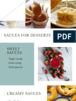 Sauces For Desserts